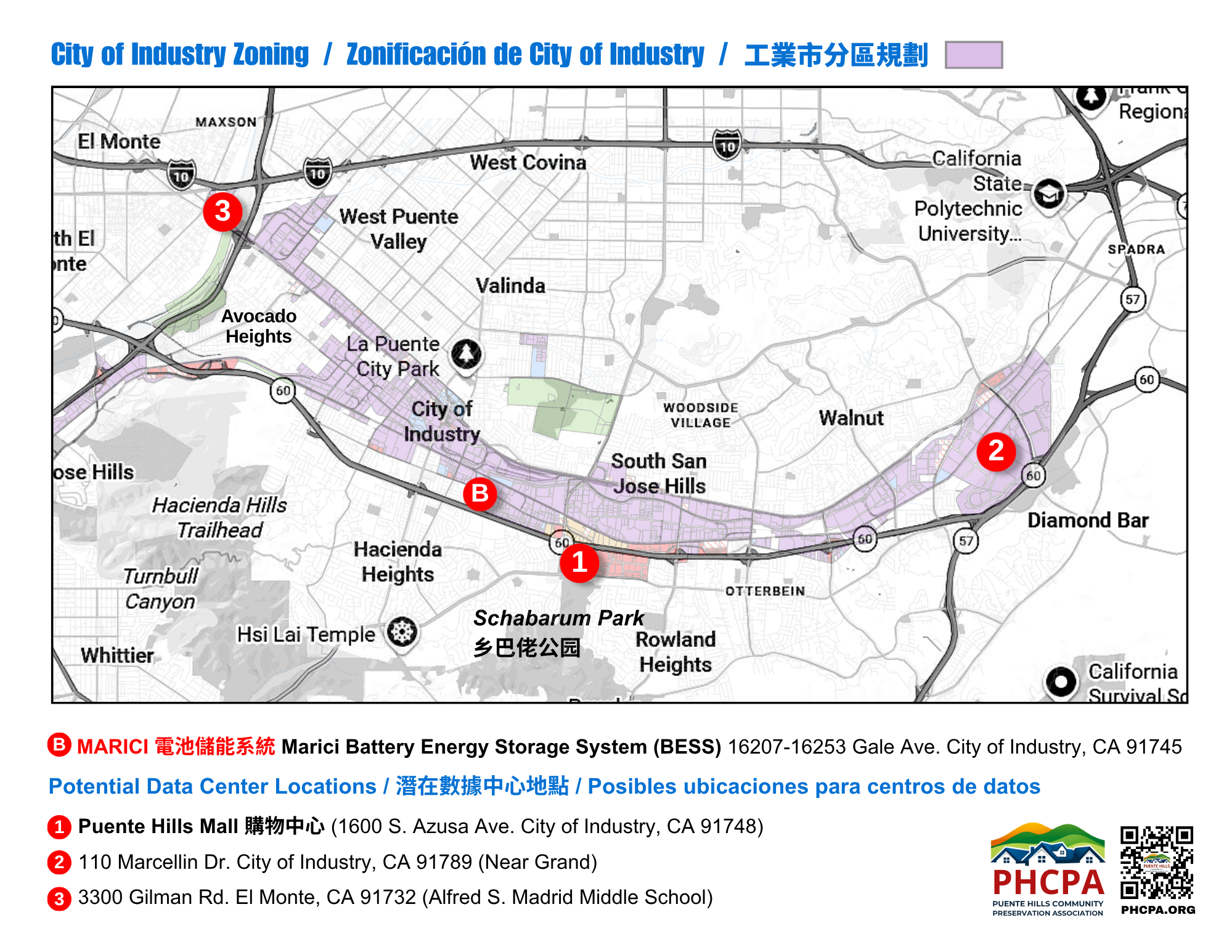 Map view of roads and neighborhood